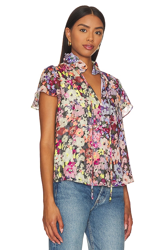 view 2 of 4 Vittoria Blouse in Zahra Fleur