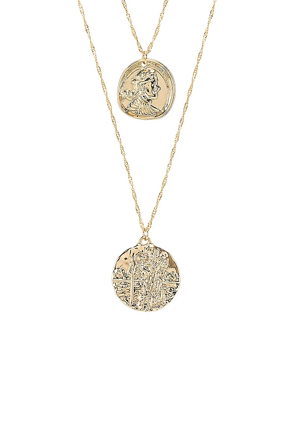 view 2 of 2 COLLAR SUPERPUESTO ATHENS in Gold