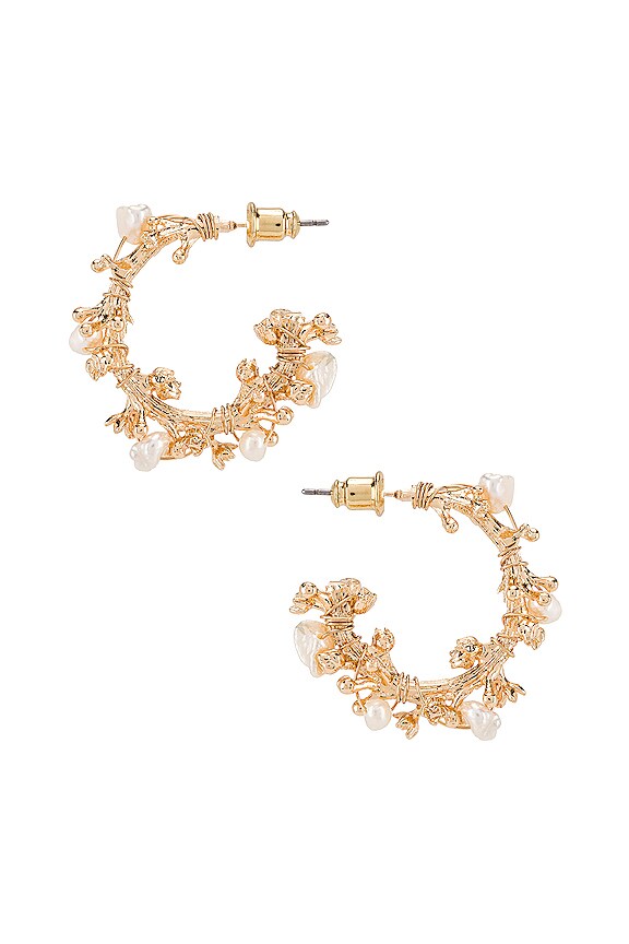 view 2 of 3 Tommy Earrings in Gold