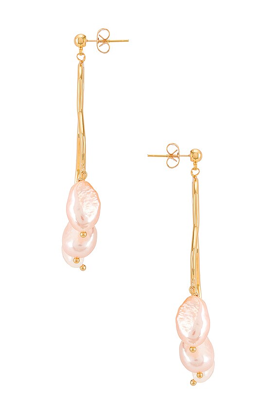 view 2 of 3 Drop Earrings in Gold