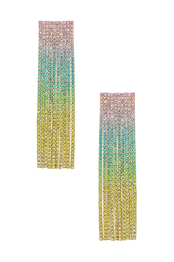 view 1 of 3 Rainbow Dangle Earring in Gold