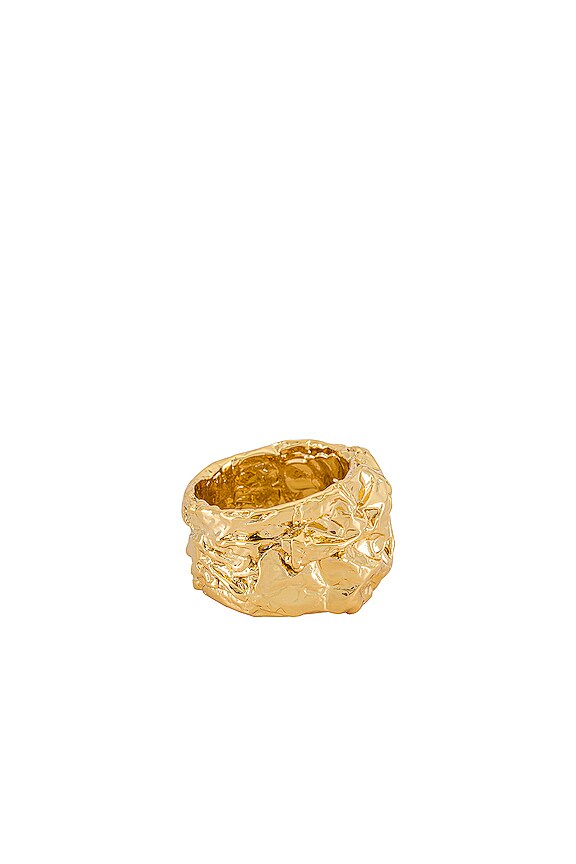 view 2 of 3 X Jade Tunchy Capri Ring in Gold