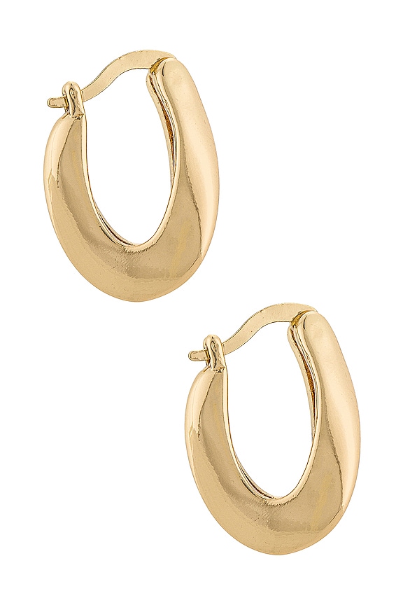 view 2 of 3 Hoop Earrings in Gold