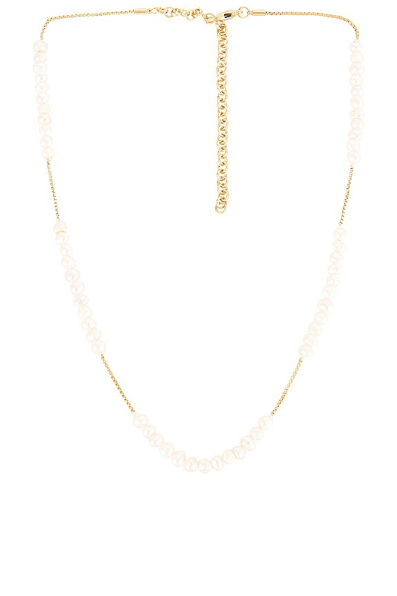 view 1 of 3 Pearl Necklace in Gold