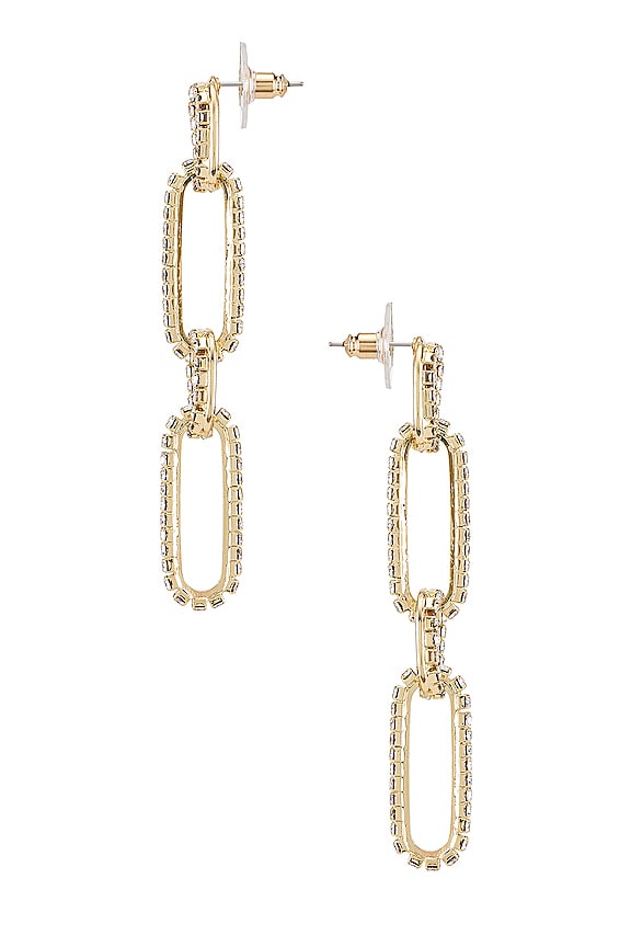 view 2 of 2 PENDIENTE PAPER CLIP in Gold