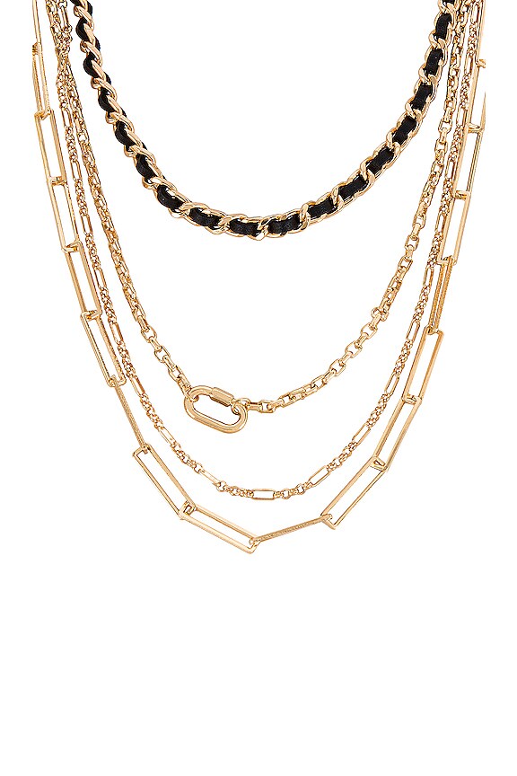 view 2 of 2 Layered Necklace in Gold