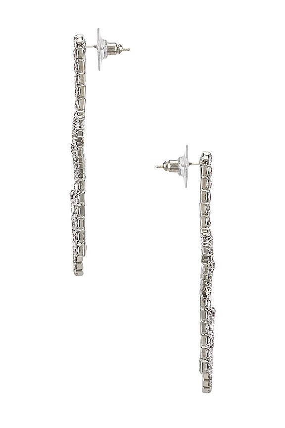 view 2 of 2 BOUCLES D'OREILLES DIAMOND STAR in Silver