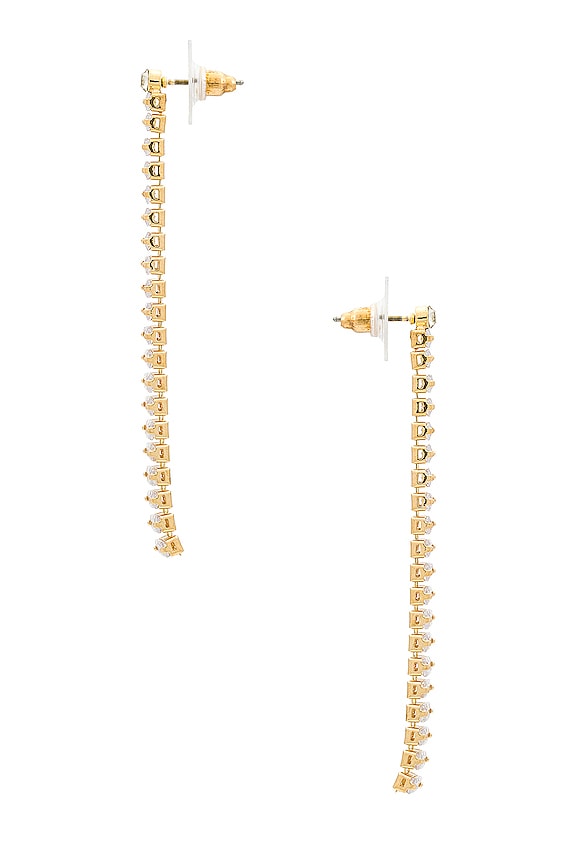 view 2 of 2 x REVOLVE Simple Drop Earrings in Gold