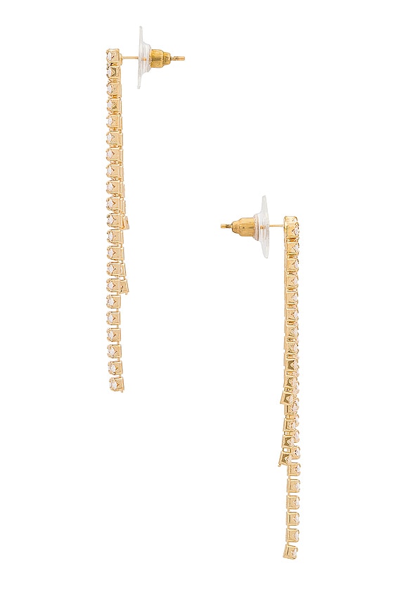 view 2 of 2 FALLING CRYSTAL イヤリング in Gold