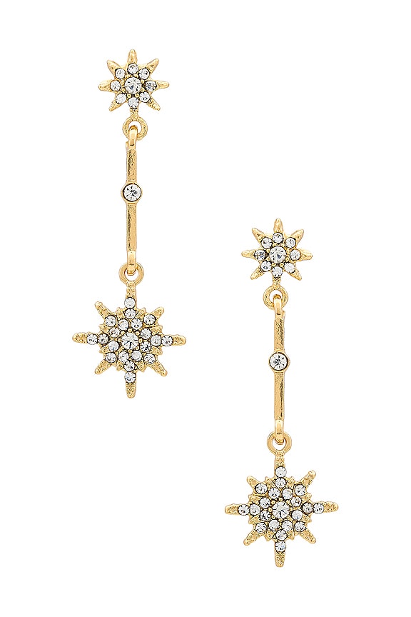 view 1 of 2 BOUCLES D'OREILLES SHINE BRIGHT in Gold