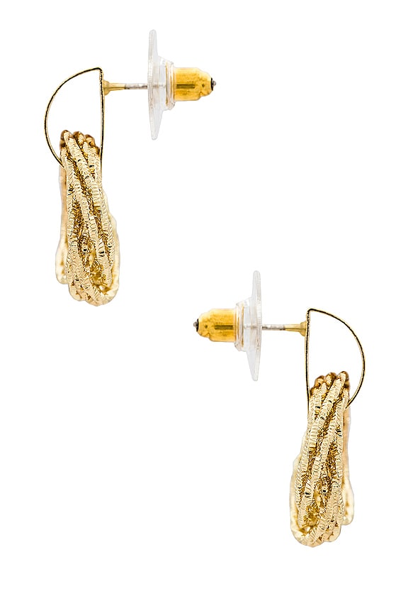 view 2 of 2 AROS CIRCULARES HEATHER in Gold