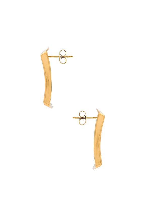 view 2 of 2 СЕРЬГИ in Gold