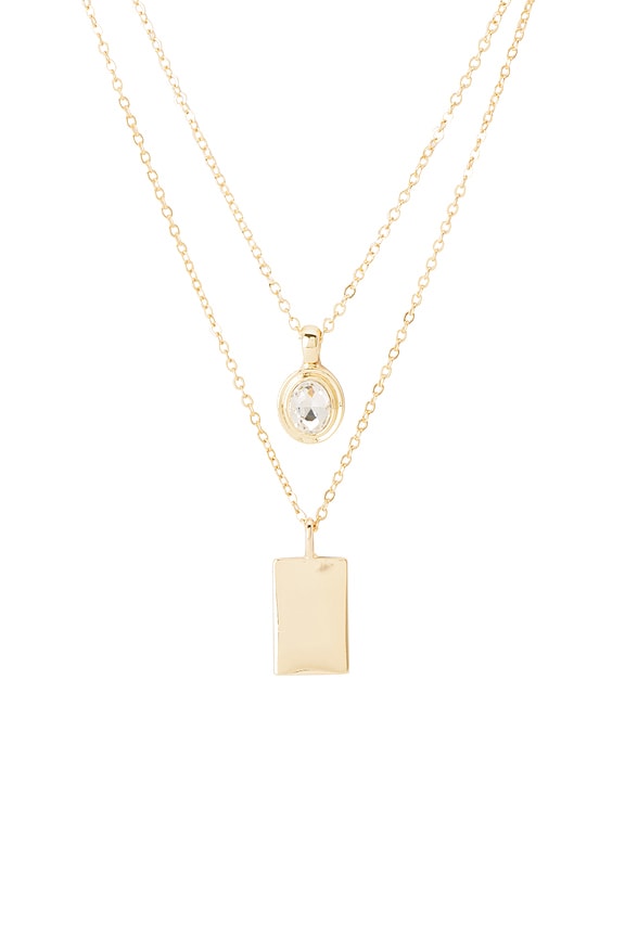 view 2 of 2 Billie Necklace in Gold