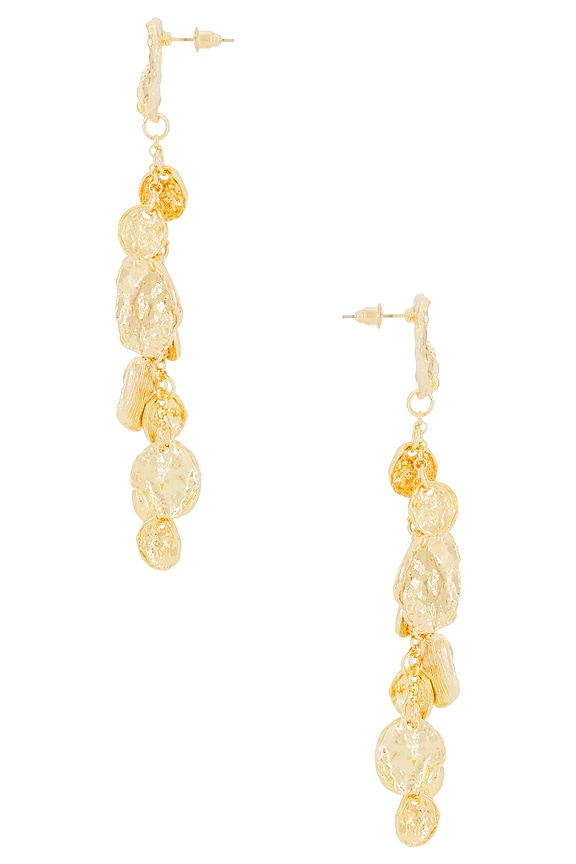 view 2 of 2 Yasmin Earrings in Gold