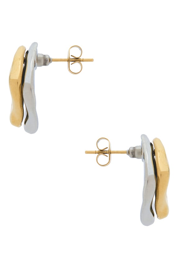 view 2 of 2 Zylan Stud Earrings in Gold & Silver