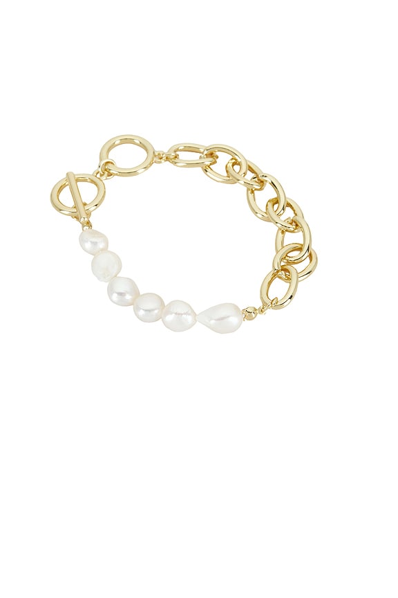 view 1 of 3 Antalya Bracelet in Gold & Pearl