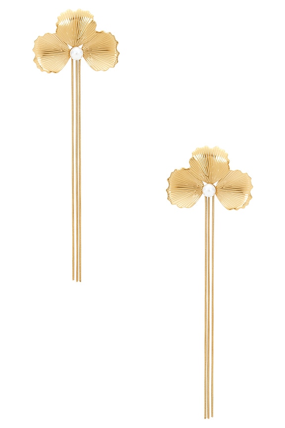 view 1 of 2 PENDIENTES LARGOS CANMORE in Gold