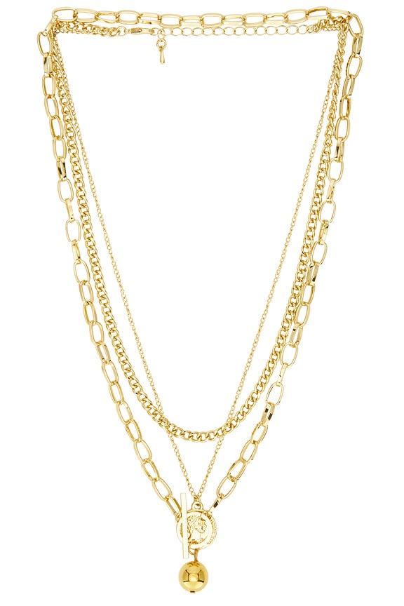 view 1 of 4 COLLAR SUPERPUESTO VILLOSA in Gold