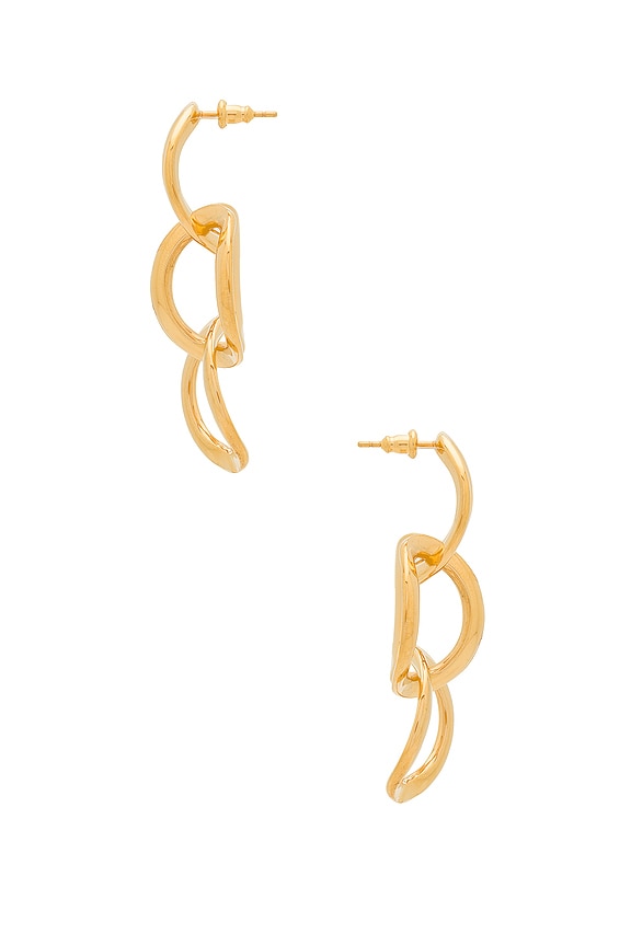 view 2 of 2 Xavier Earrings in Gold