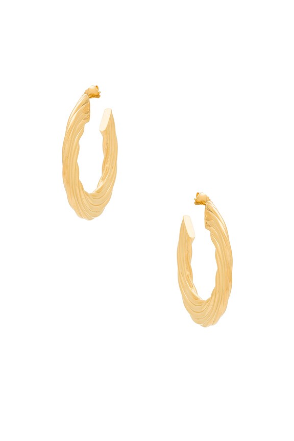 view 2 of 2 PENDIENTES BEC in Gold