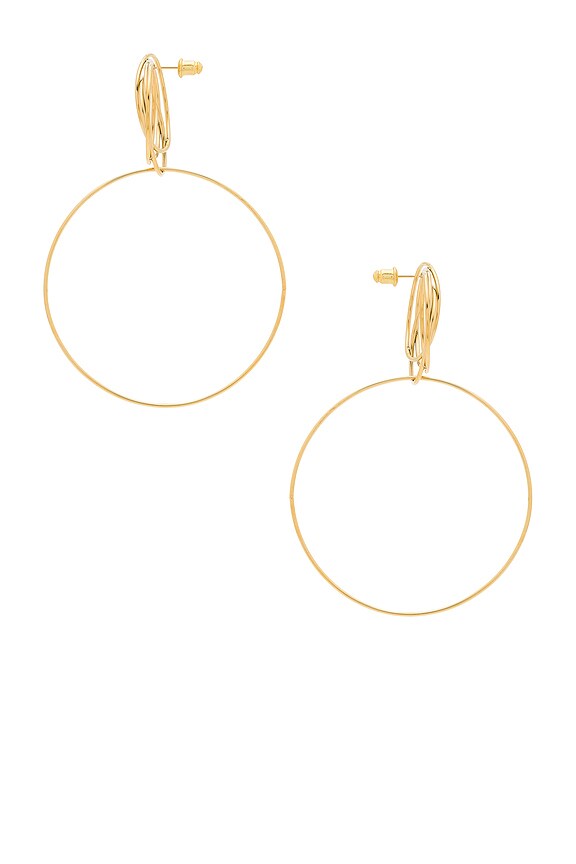 view 2 of 2 BOUCLES D'OREILLES NOMI in Gold