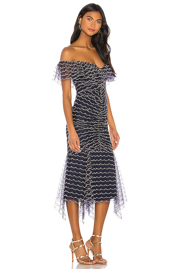 view 2 of 4 VESTIDO MIDI VALENTINE in Indigo