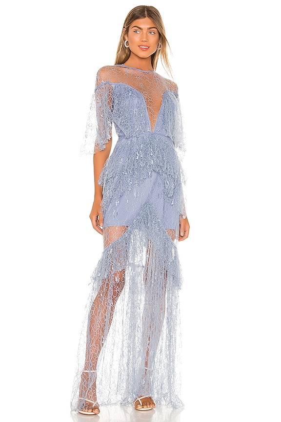 view 1 of 4 VESTIDO LARGO MAGICIANS DAUGHTER in Mist