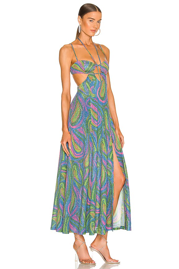 view 2 of 4 Swan Lake Midi Dress in Clover