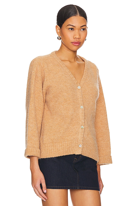 view 2 of 4 East Cardigan in Macadamia Chine