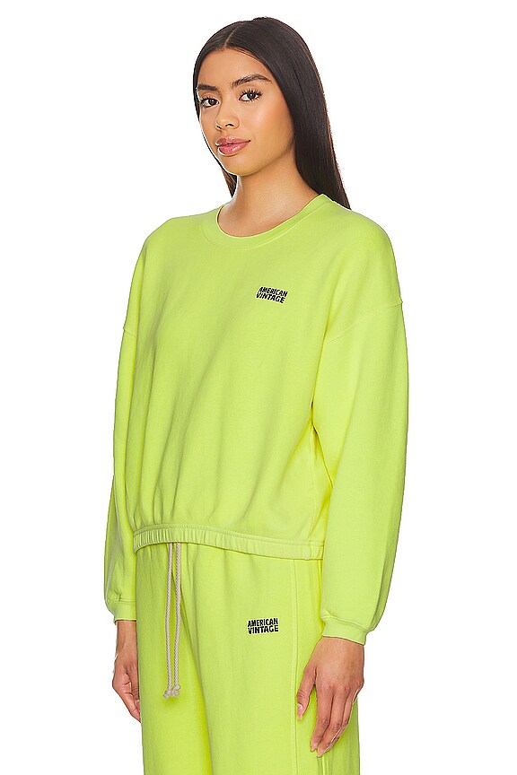 view 2 of 4 SWEAT IZUBIRD in Jaune Fluo