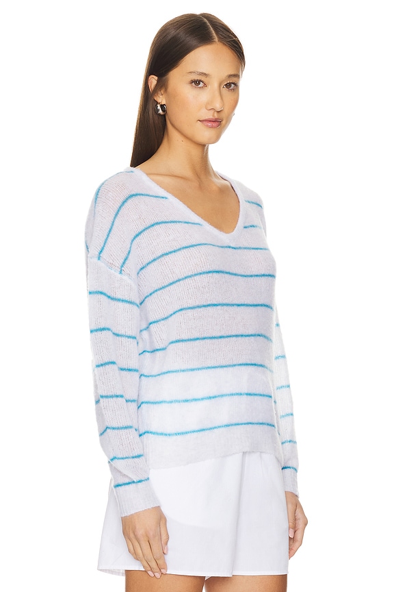 view 2 of 4 ПУЛОВЕР ZAKDAY in Gris Chine Raye Lagune