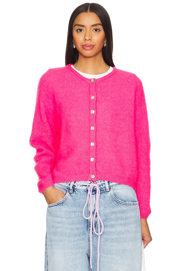 view 2 of 5 Vitow Cardigan in Rose Fluo Chine