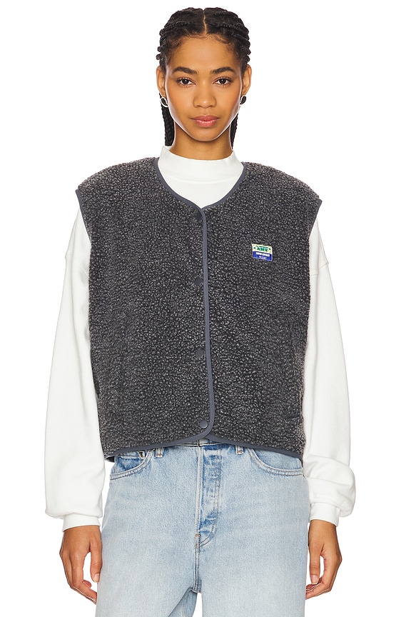 view 2 of 5 Hoktown Sherpa Vest in Anthracite Chine