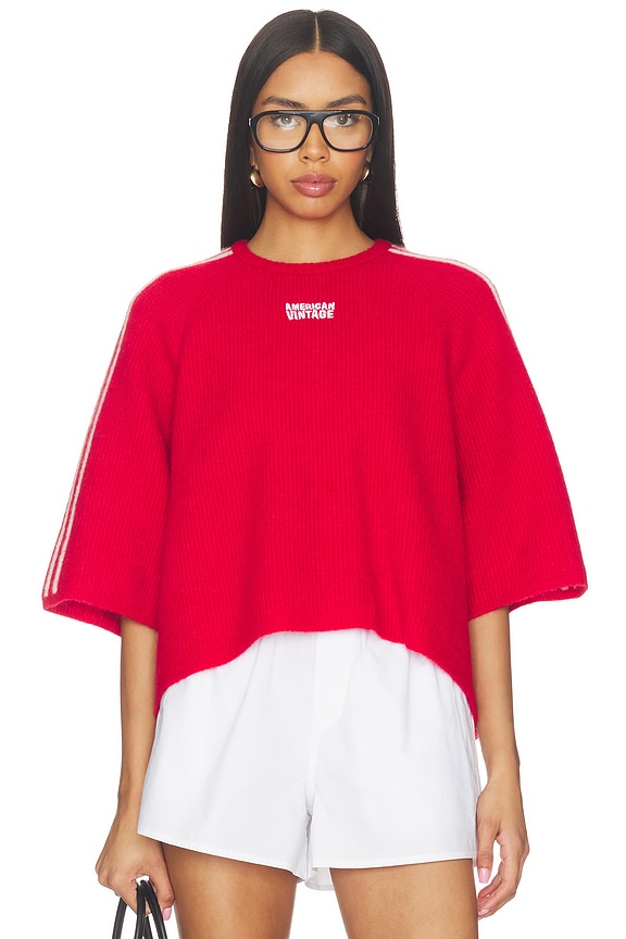 view 1 of 5 CAMISETA CORTA DE MANGA CORTA in Carmin Chine