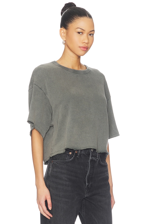 view 2 of 4 Bepow Cropped Tee in Vintage Artvin in Vintage	Artvin