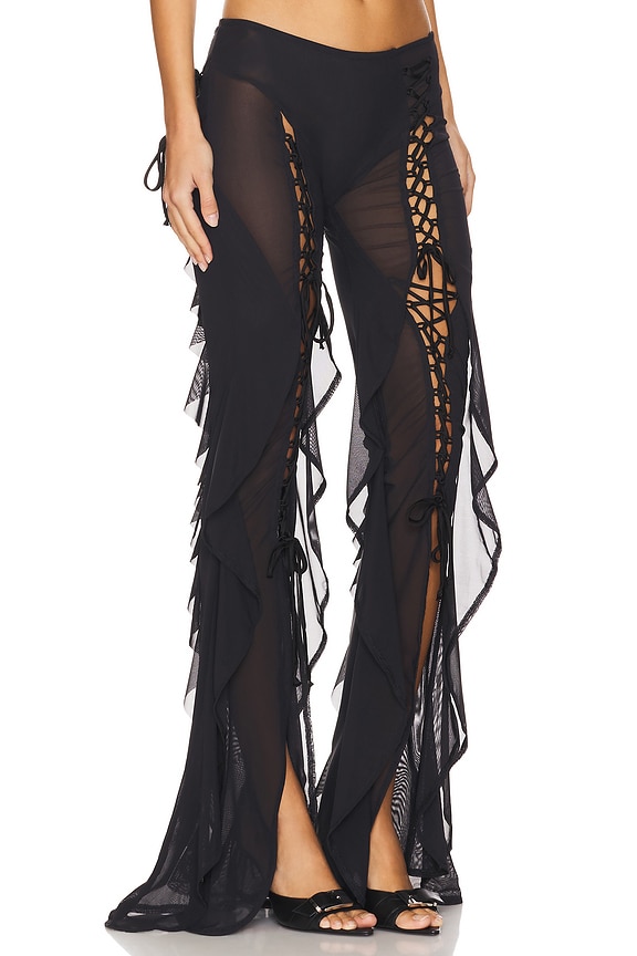 view 2 of 6 META ANGEL パンツ in Noir