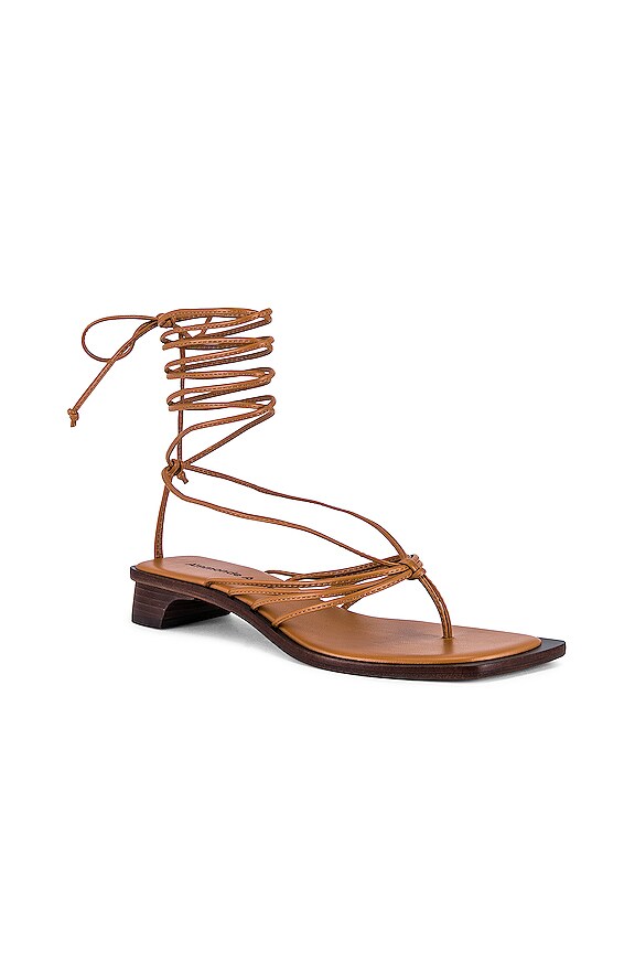 view 2 of 5 Allegra Lace up Sandals in Tan