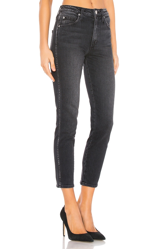 view 2 of 4 High Rise Stix Crop in Washed Black