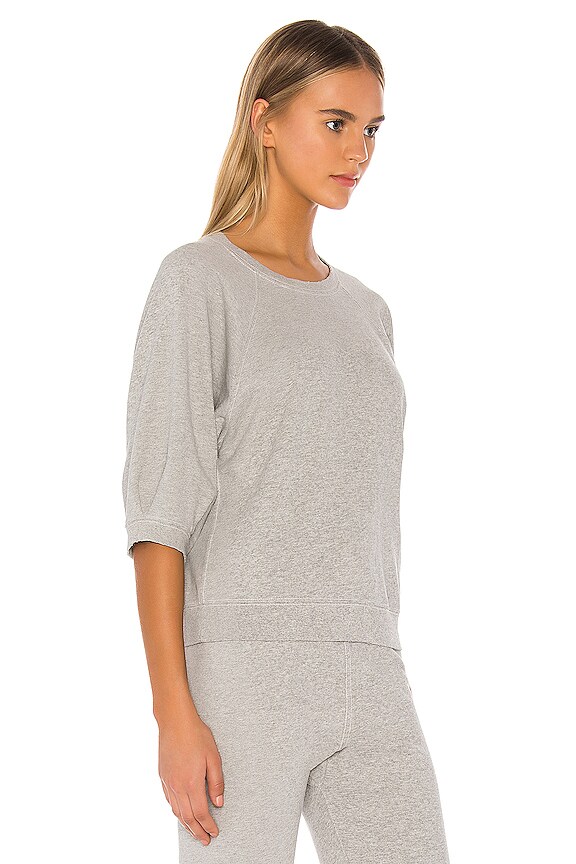 view 2 of 4 Puff Sleeve Sweatshirt in Heather Grey