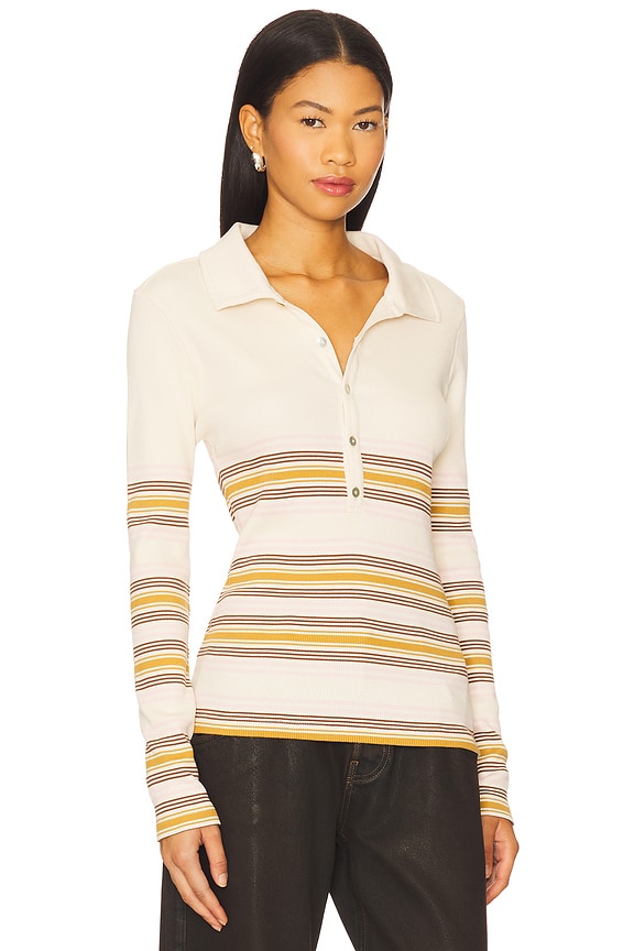 view 2 of 4 Desiree Tee in Bone Multi