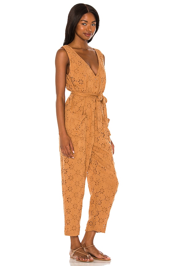 view 2 of 3 Maya Woven Jumper in Mocha