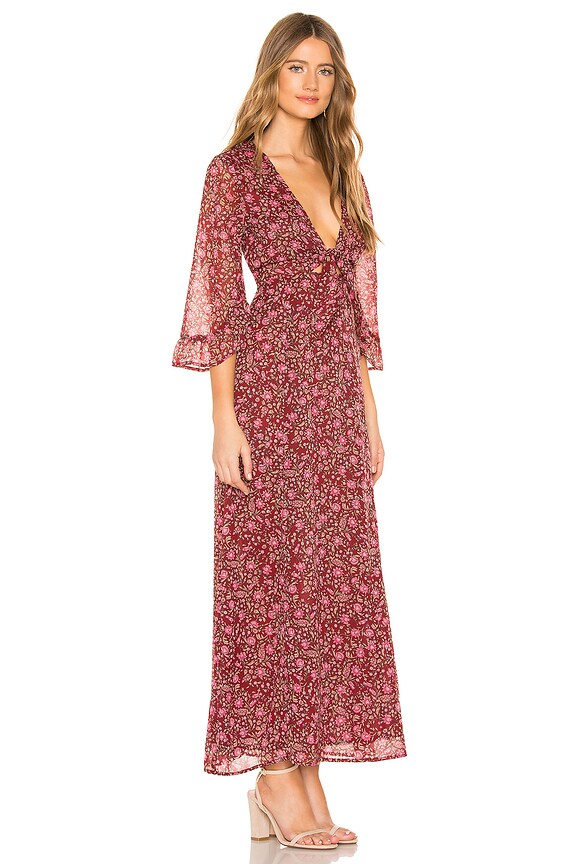 view 2 of 3 Besos Besos Baby Dress in Crimson