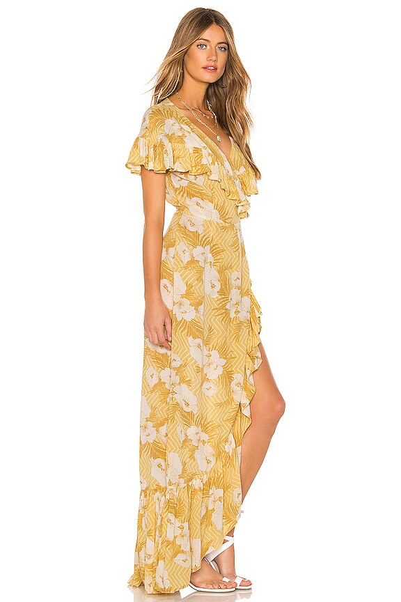 view 2 of 3 Frill Seeker Maxi Dress in Ginger