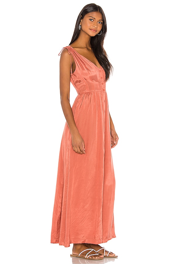 view 2 of 3 MAXIVESTIDO MARLENA in Deep Mauve