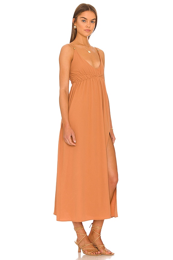 view 2 of 3 ROBE EMIKO in Russet