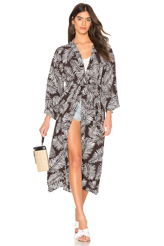 view 2 of 4 Tropicana Kimono in Black