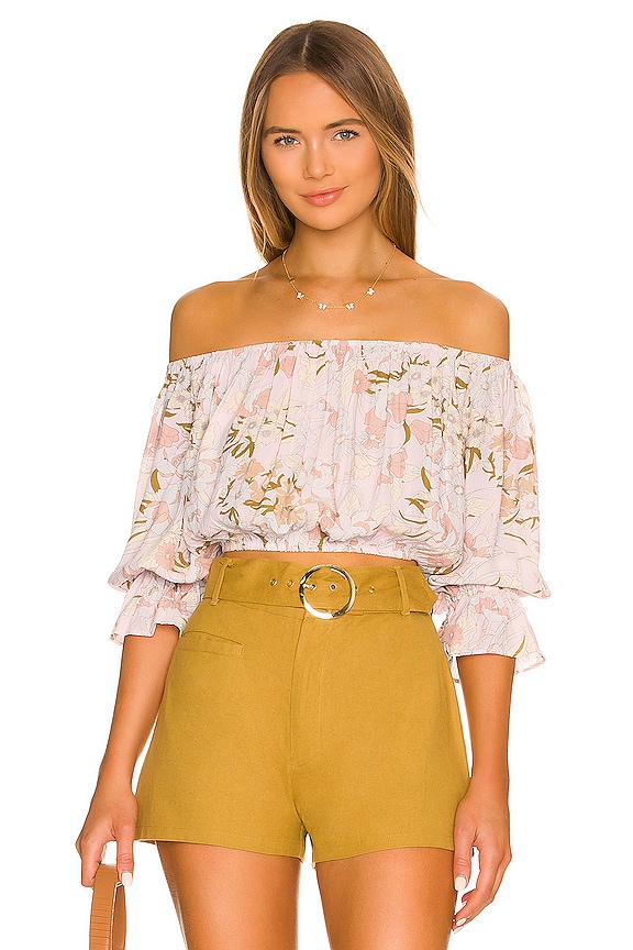 view 1 of 4 Peony Top in Dusty Lilac