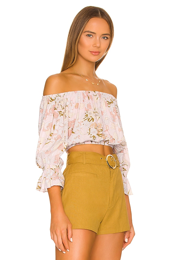 view 2 of 4 Peony Top in Dusty Lilac