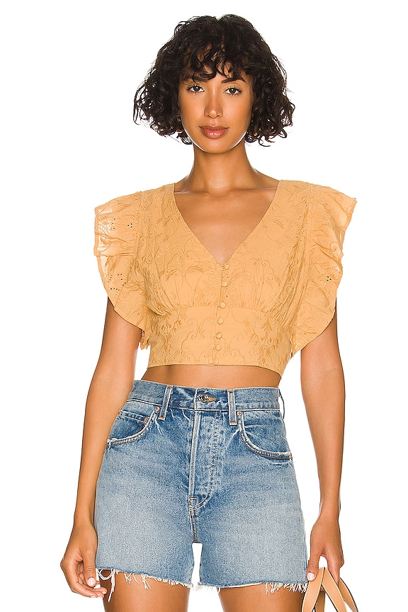 view 2 of 5 Comilla Top in Cinnamon