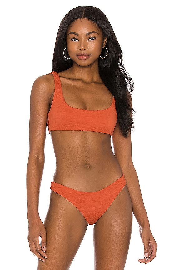 view 1 of 4 Arden Bralette Bikini Top in Desert Rose